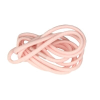 Light Pink Round Waxed Shoe Laces