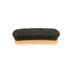 Yunzee Shoe Brush Long Wooden Handle Care Shine Polish Applicator for Leather Shoes Boots Bags 