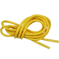 Yellow Round Waxed Shoe Laces