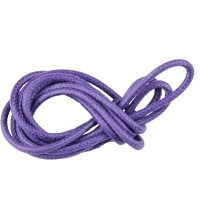 Violet Round Waxed Shoe Laces