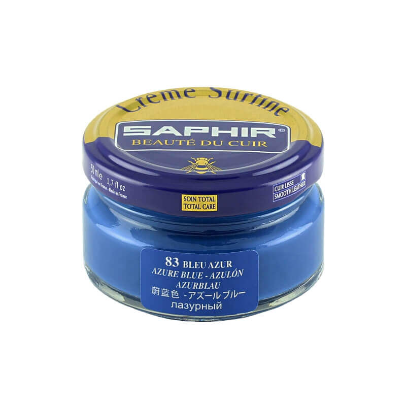 Cirage bleu azur SAPHIR - Crème Surfine