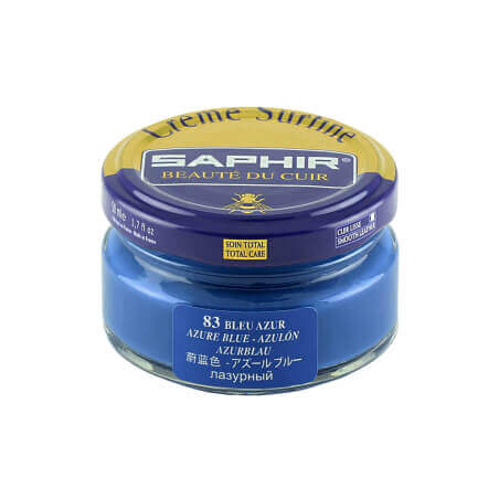 Cirage bleu azur SAPHIR - Crème Surfine
