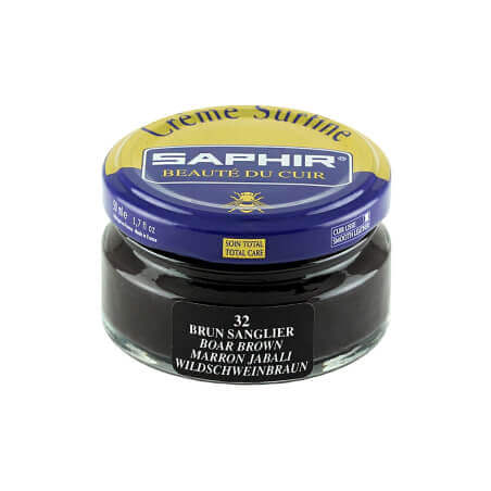 Cirage brun sanglier SAPHIR - Crème Surfine