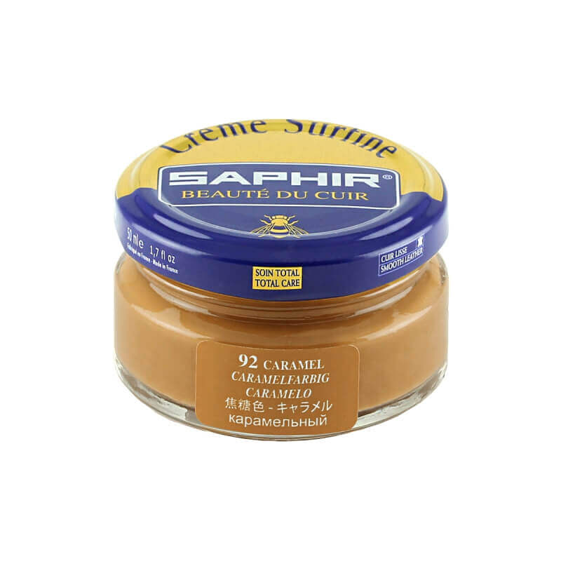 Cirage caramel SAPHIR - Crème Surfine