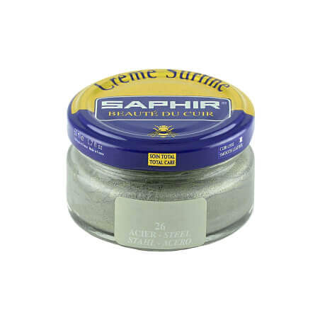 Saphir Steel Grey Superfine Shoe Cream
