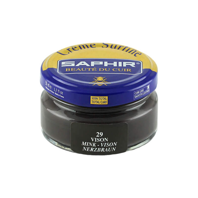 Cirage gris vison SAPHIR - Crème Surfine