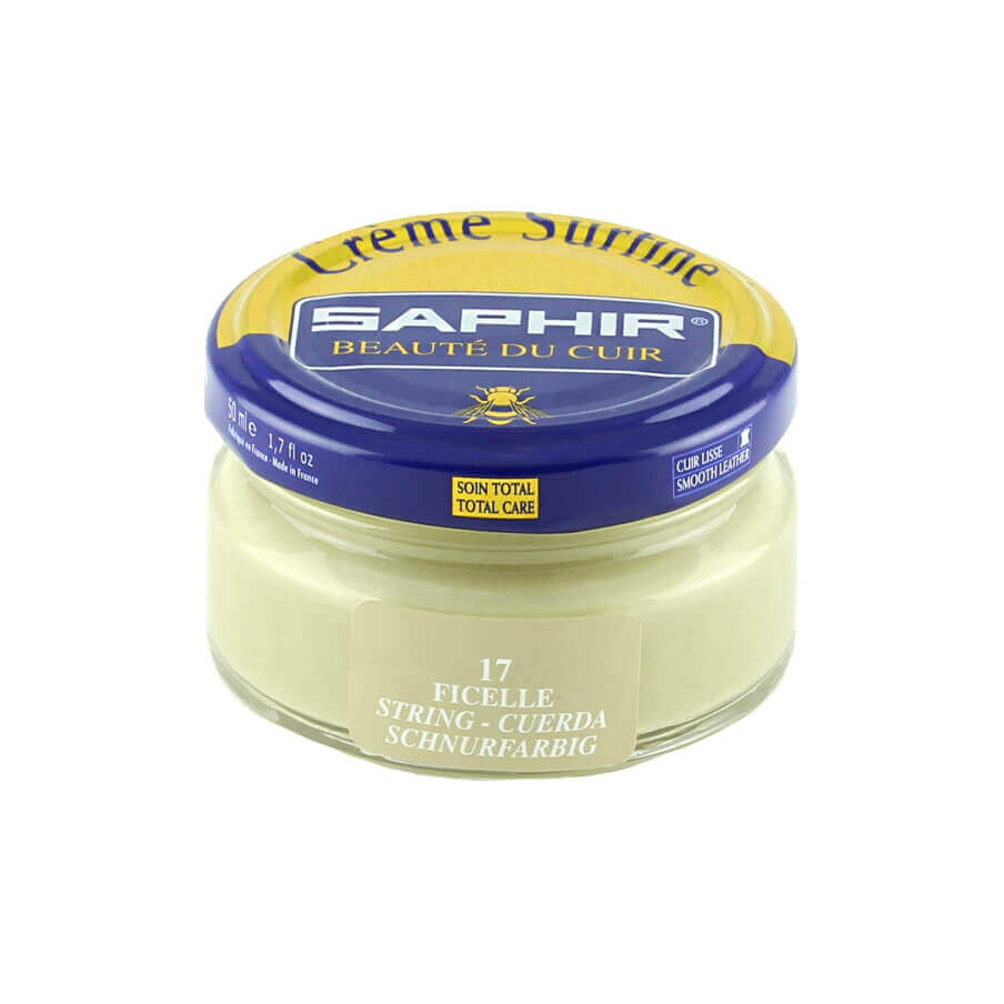 Saphir Twine Yellow Superfine Shoe Cream for shoes