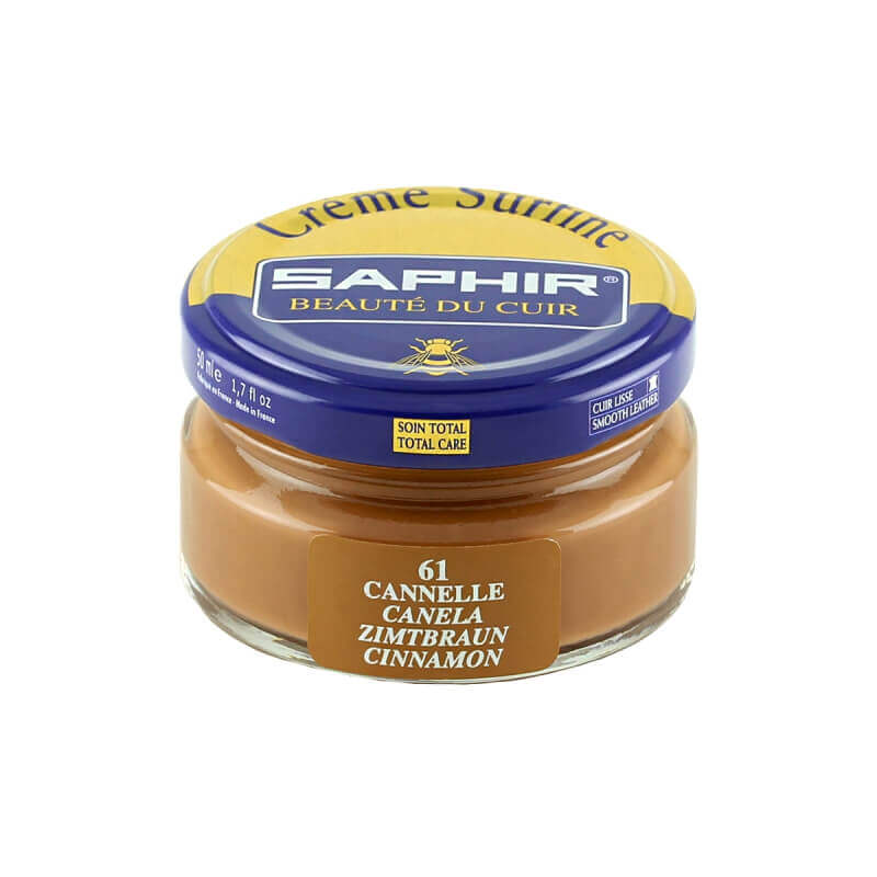 Cirage marron canelle SAPHIR - Crème Surfine