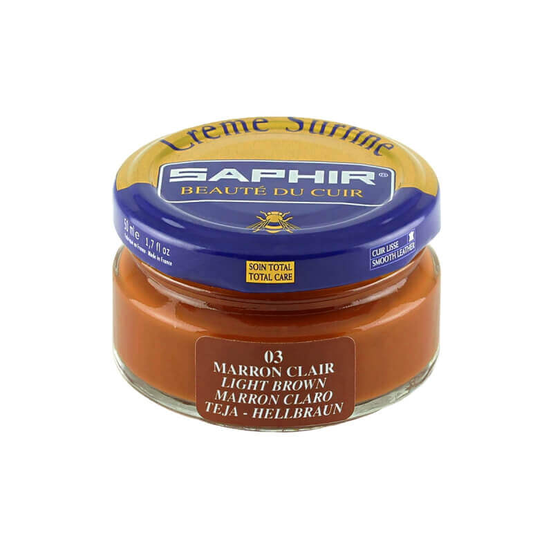 Saphir Light Brown Superfine Shoe Cream