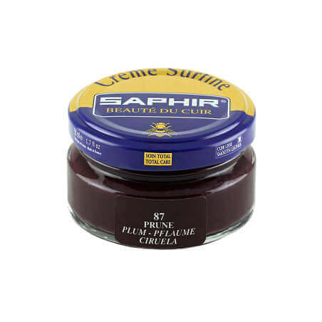 Cirage marron violet prune SAPHIR - Crème Surfine