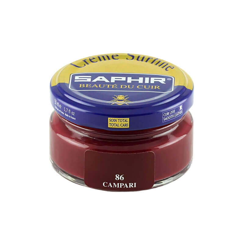 Cirage rouge campari SAPHIR - Crème Surfine