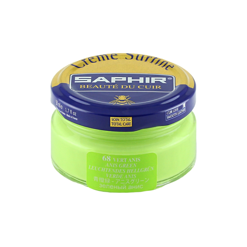 Cirage vert anis SAPHIR - Crème Surfine Cirage vert anis SAPHIR - Crème Surfine