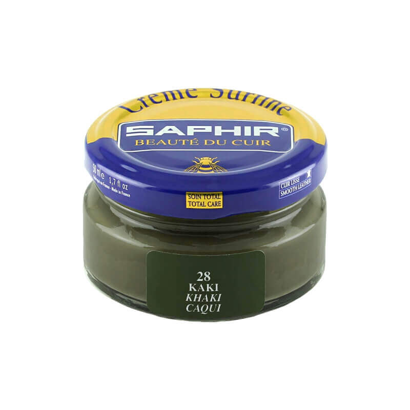 Cirage vert kaki SAPHIR - Crème Surfine