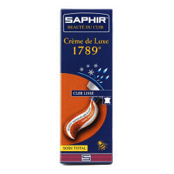 Cirage SAPHIR marron moyen - crème de luxe en tube