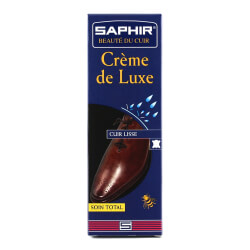 Saphir Neutral Deluxe Shoe Cream with Applicator Sponge