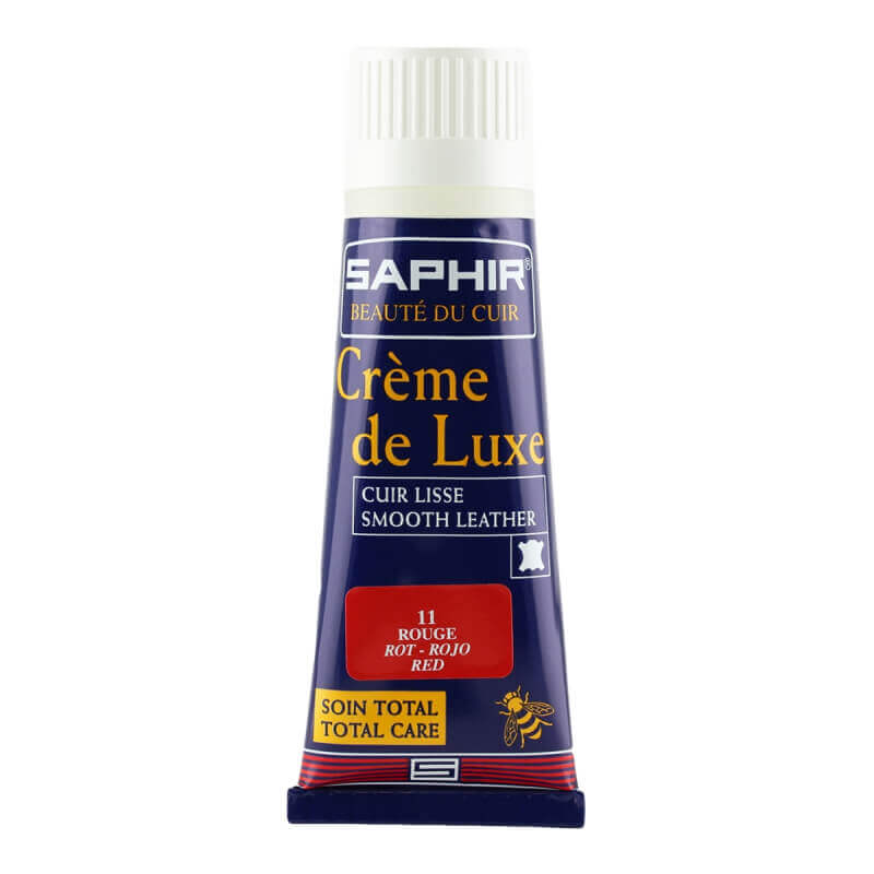 Cirage SAPHIR rouge - Crème de luxe en applicateur