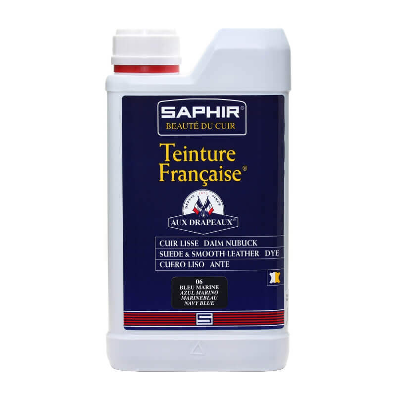 Saphir Navy Blue Shoe Dye 500ml