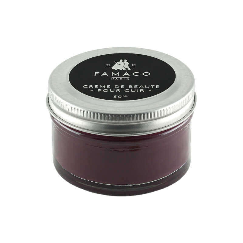 Shoe Polish Tin Deluxe - Beeswax Based Shine Paste by Famaco France