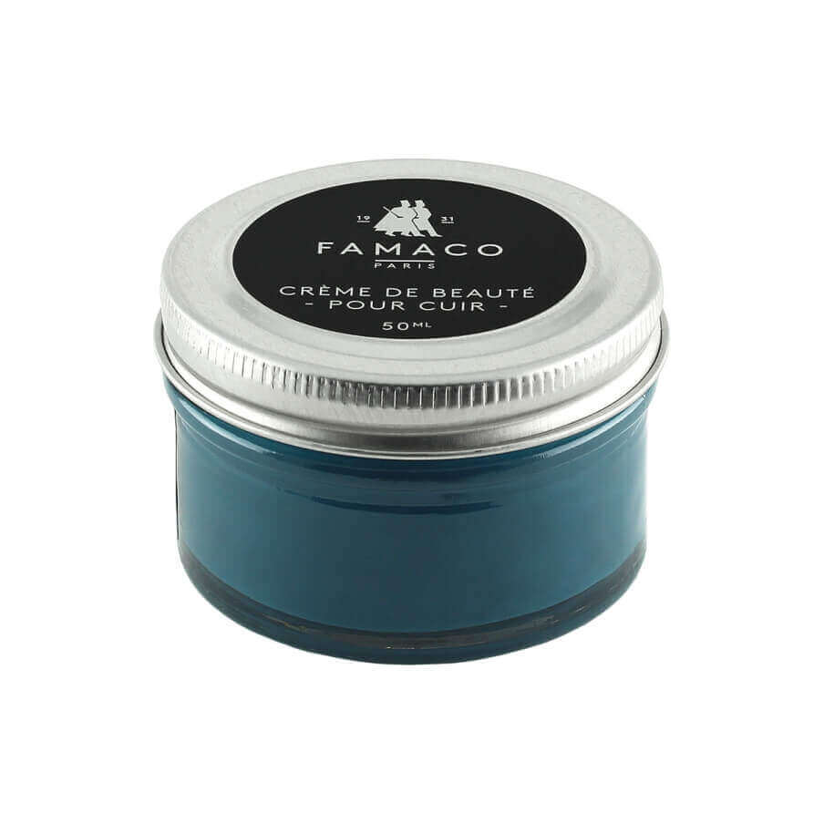 Famaco Horizon Blue Leather Shoe Cream