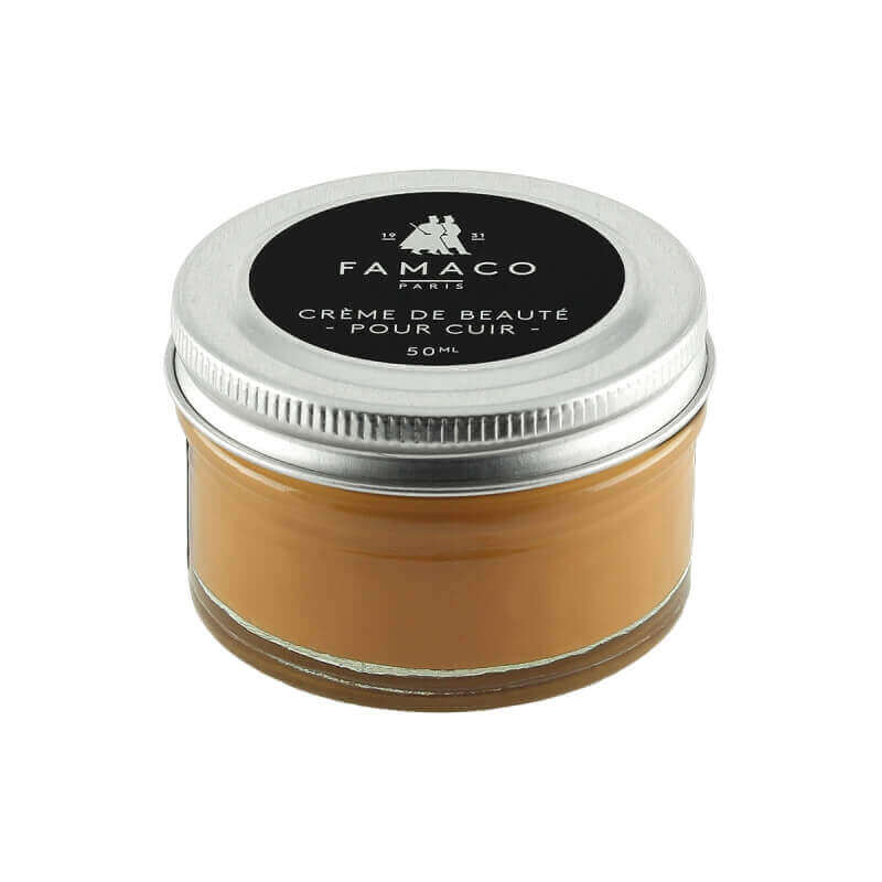 Cire De Chaussures De Luxe Famaco – 50 Ml Bley Marine – Brillance Supérieure Avec Cire D’abeille – Fabriqué En France