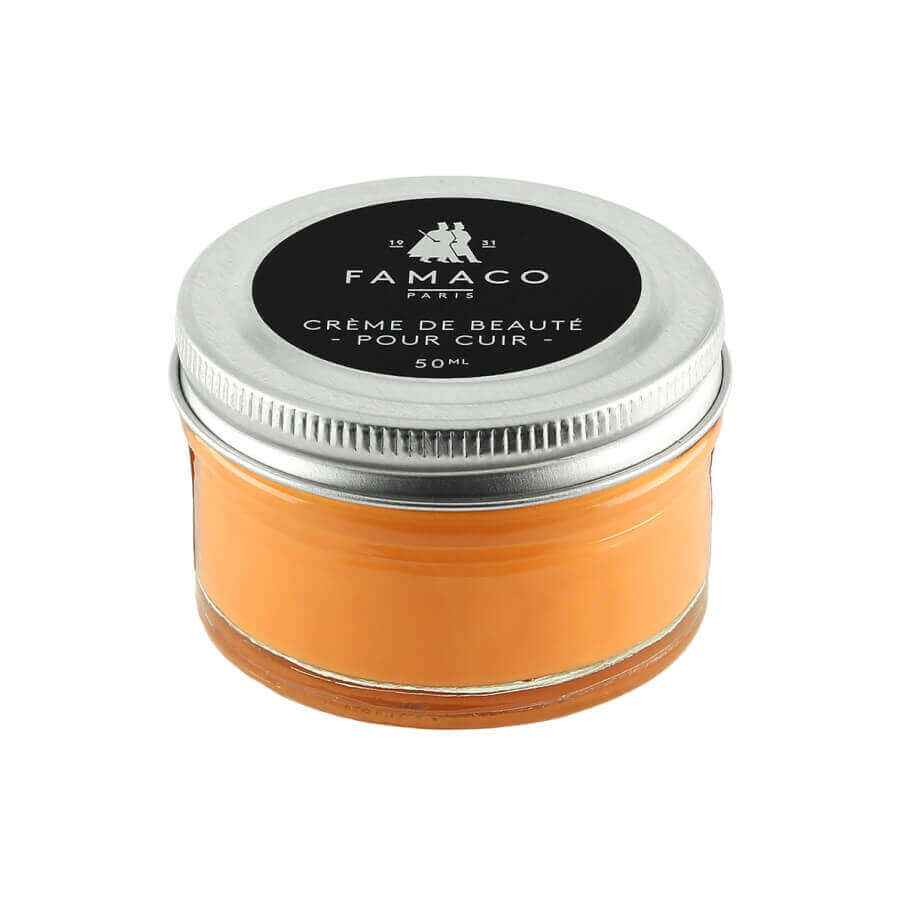 BOOT BLACK Mandarin Cream Shoe Polish – 55g Tin, For Leather Care & Color Restoration