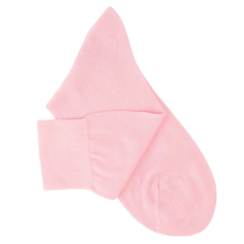 Light Pink Cotton Lisle Socks