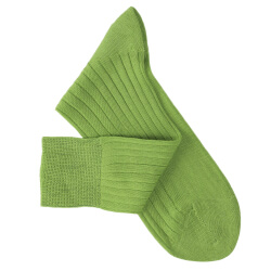 Chaussettes fil d'Ecosse vert clair