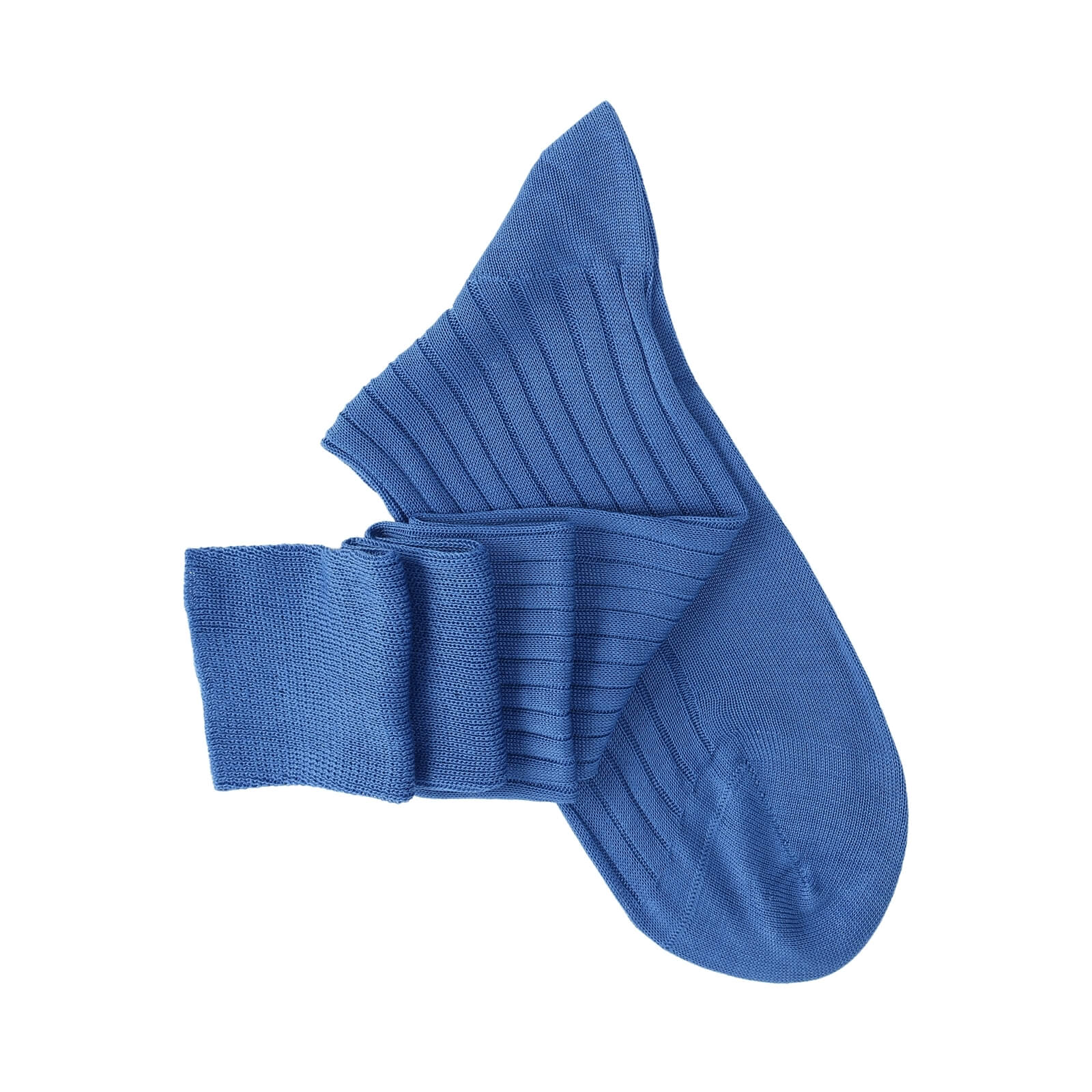 Bright Blue Knee High Socks by Monsieur Chaussure Basic