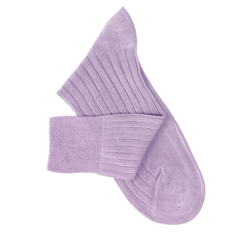 Mauve Lisle Socks
