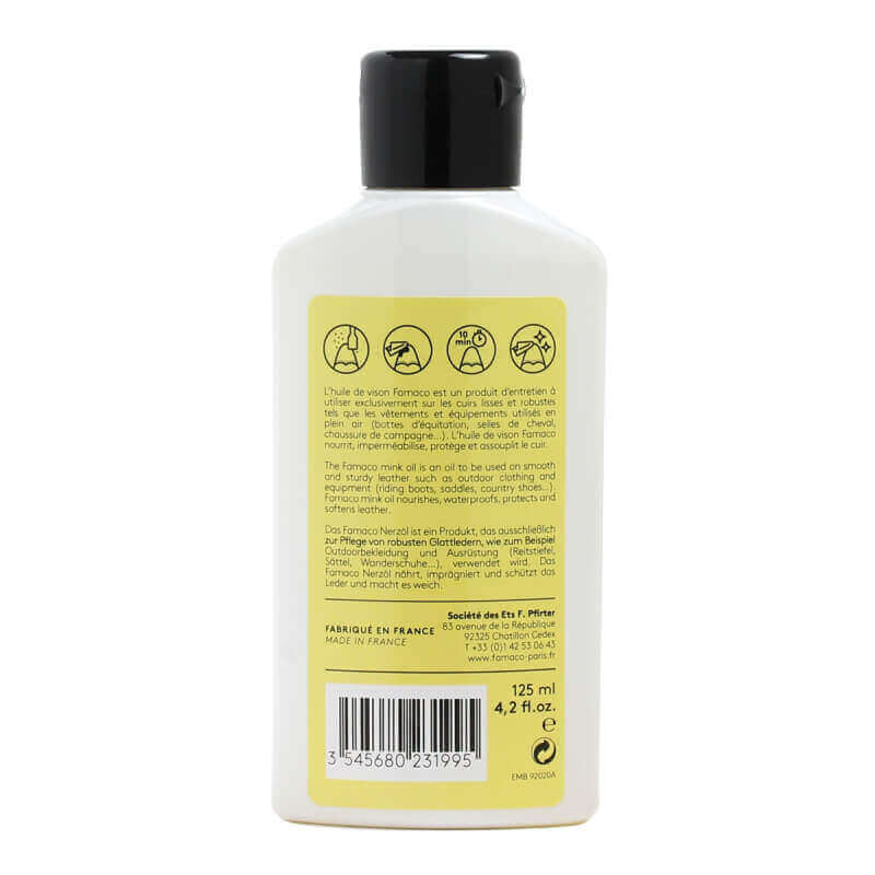 Conditionneur En Cuir à L’huile De Vison – Kit De Soins Naturels Pour Bottes, Sacs, Meubles En Cuir (100g)