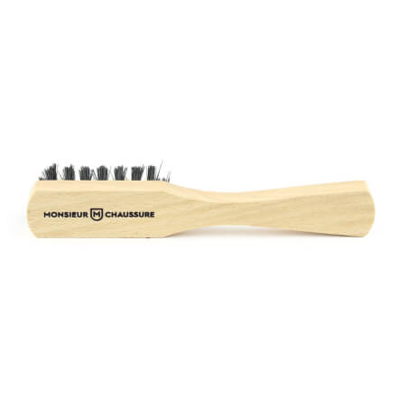Kit Nettoyage Chaussures 3 Pièces – Brosse Crin De Cheval, Brosse Longue Et Gant Polissage Daim & Cuir