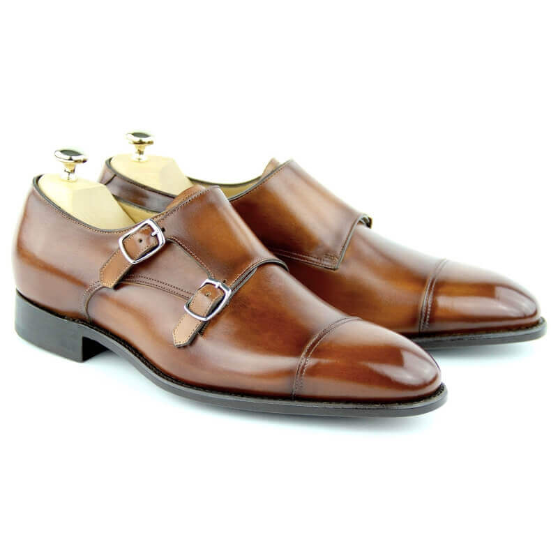 ACCFait MainItalien Boucles Chaussure Double-Monk205 