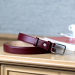 Leather Belt MC02 - Bordeaux