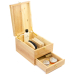 Coffret cirage Repose pied garni Cuir Essentiel