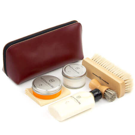 Bordeaux Shoe Shine Leather Starter Kit