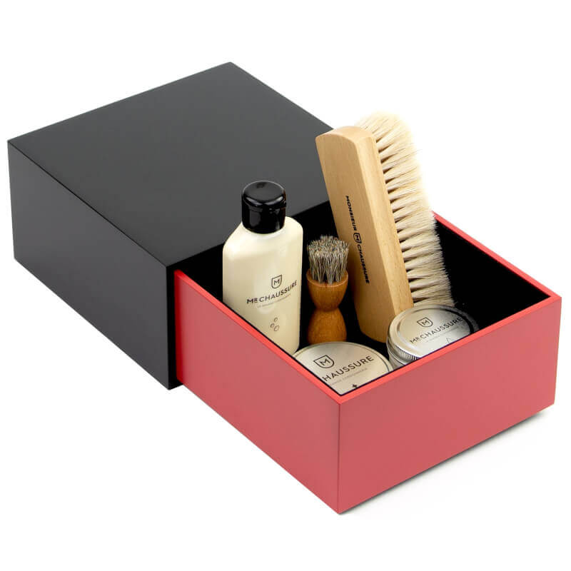 Red Shoe Shine Leather Starter Kit