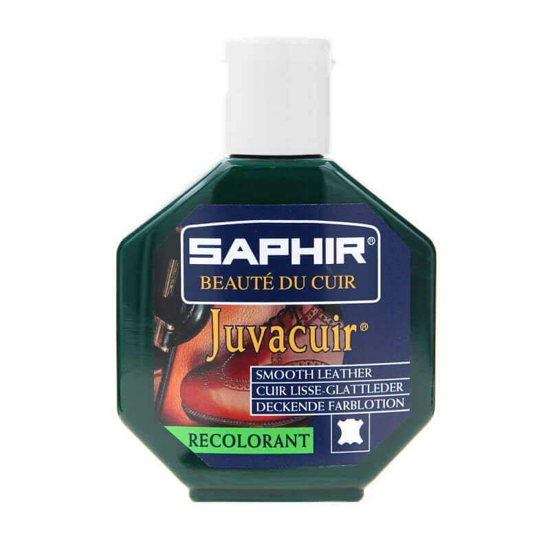 Saphir Juvacuir Dark Green Recoloring Cream