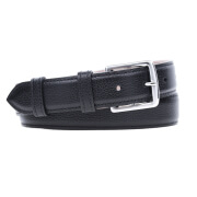 Grained Leather Belt MC03 - Black