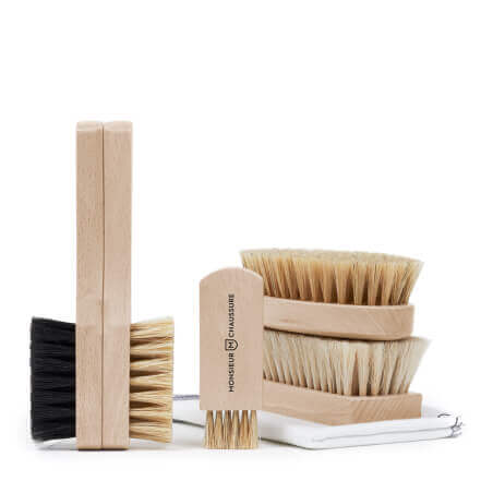 Leather Brushes Shoe Care Kit