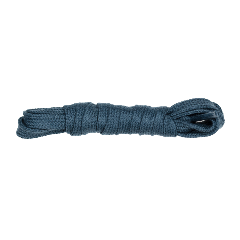 Lacets plats Bleu Pétrole