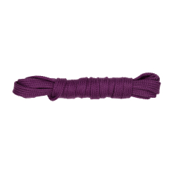 Lacets plats Prune