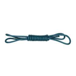 Lacets ronds cirés Bleu Canard