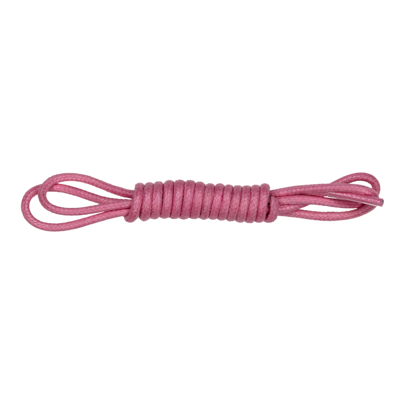 Pink Waxed Round Laces
