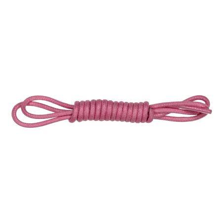 Pink Waxed Round Laces