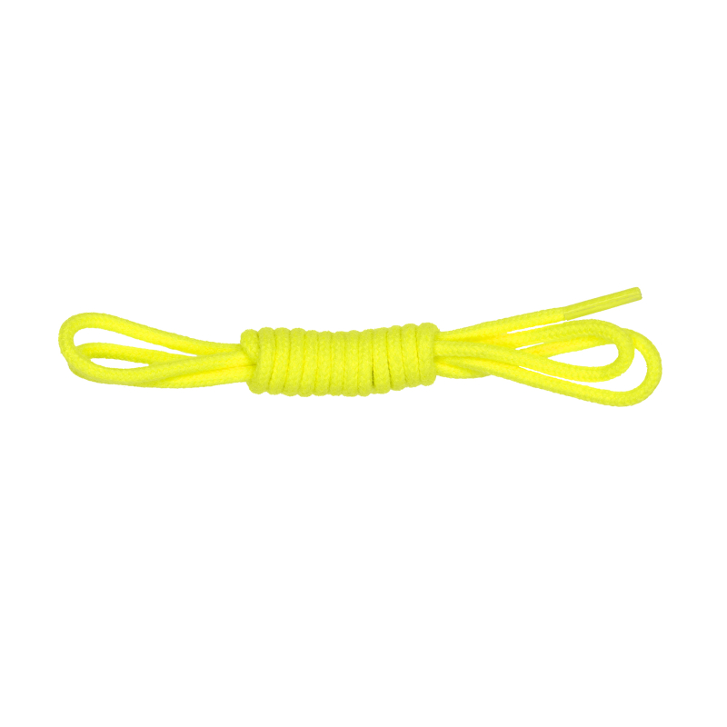 Lacets ronds fins Fluo Jaune