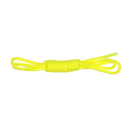 Lacets ronds fins Fluo Jaune
