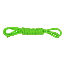 Fine Round Neon Green Laces