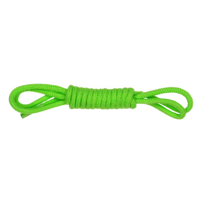 Fine Round Neon Green Laces