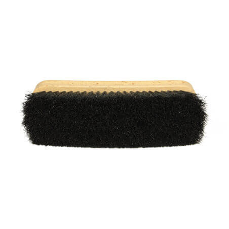 Brosse à Lustrer Crin De Cheval PREMYO - Nettoyage Chaussures Cuir - Bois De Hêtre - Allemagne