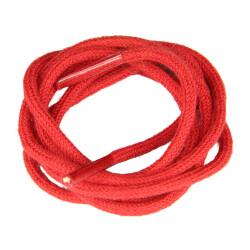 Lacets de couleur 100% coton : rouge